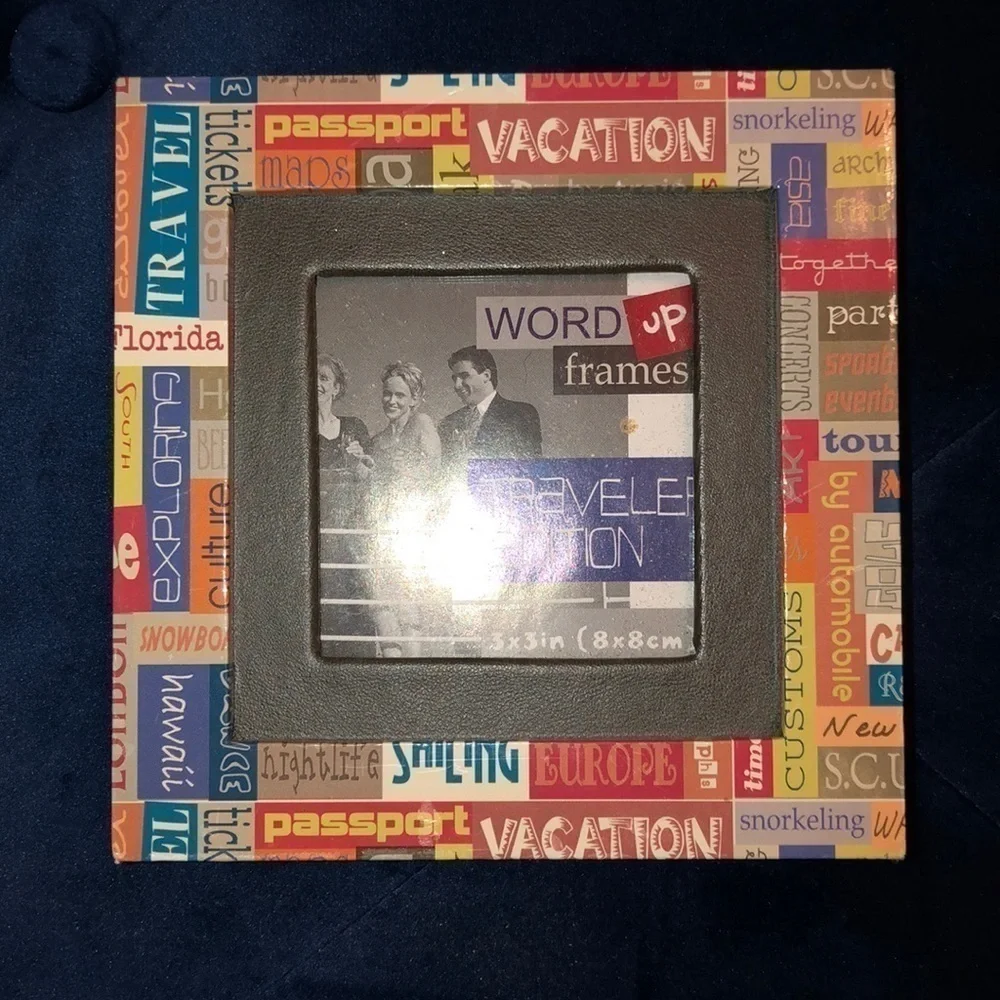 Picture Frame 3x3 or 4x4 option Traveler edition
